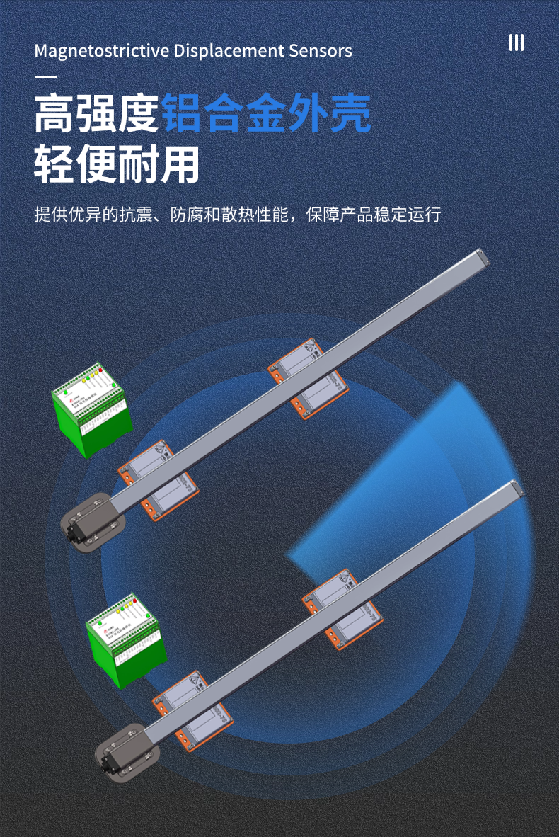 超长量程传感器_长距离磁致伸缩绝对式位移测量系统(图4)